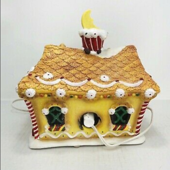 2001 O’Well Limited Edition Sugarplum Valley Gingerbread Moon Christmas House - Picture 3 of 6